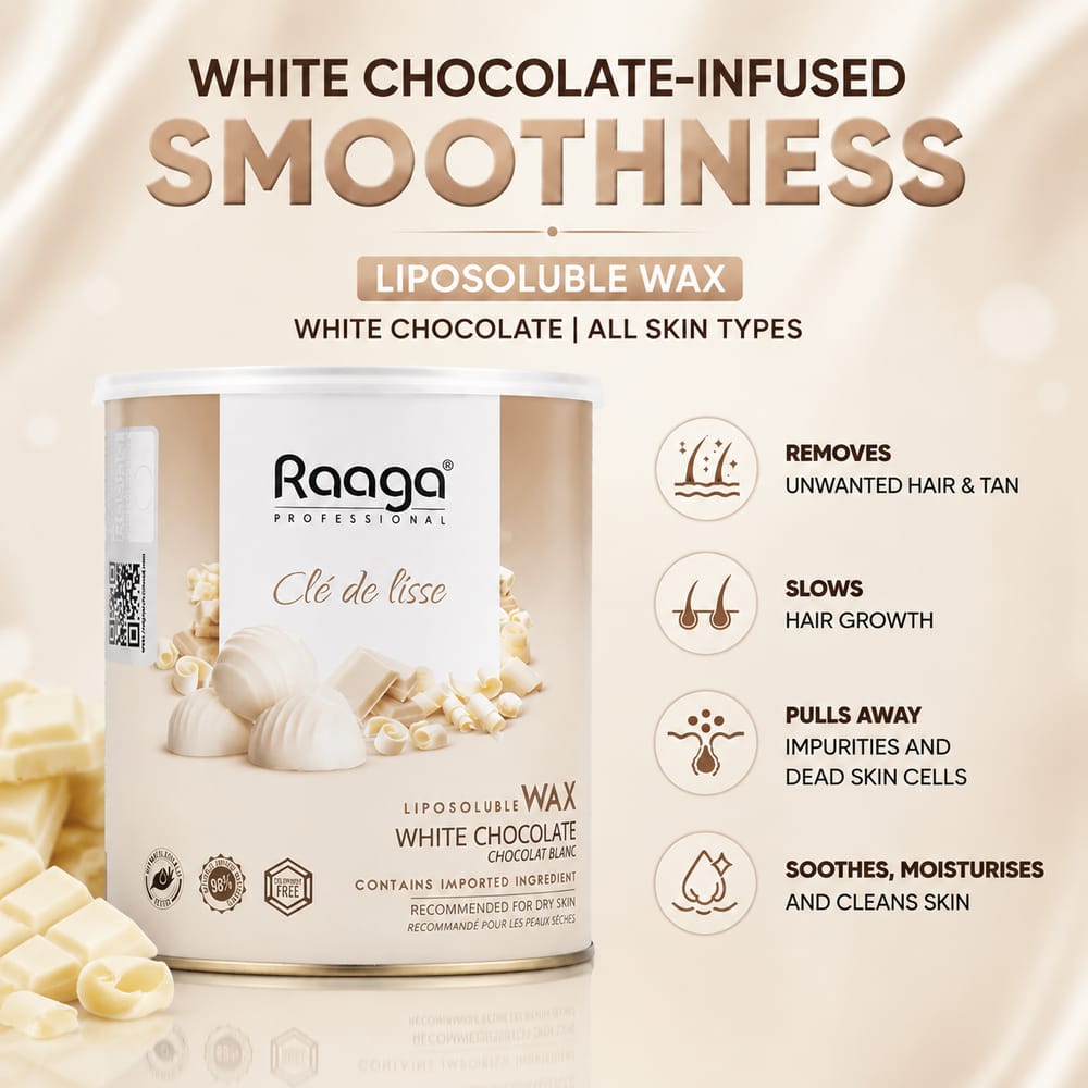 Raaga White Chocolate Wax – Full Legs