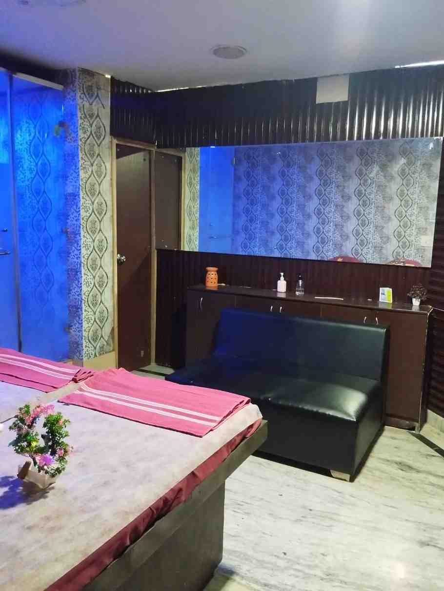 The Osian Luxury bed area