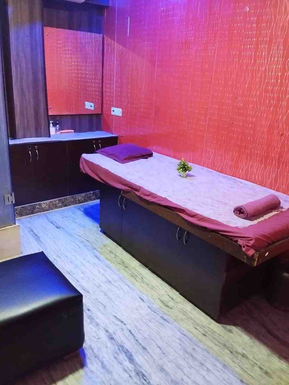 The Osian Luxury bed area