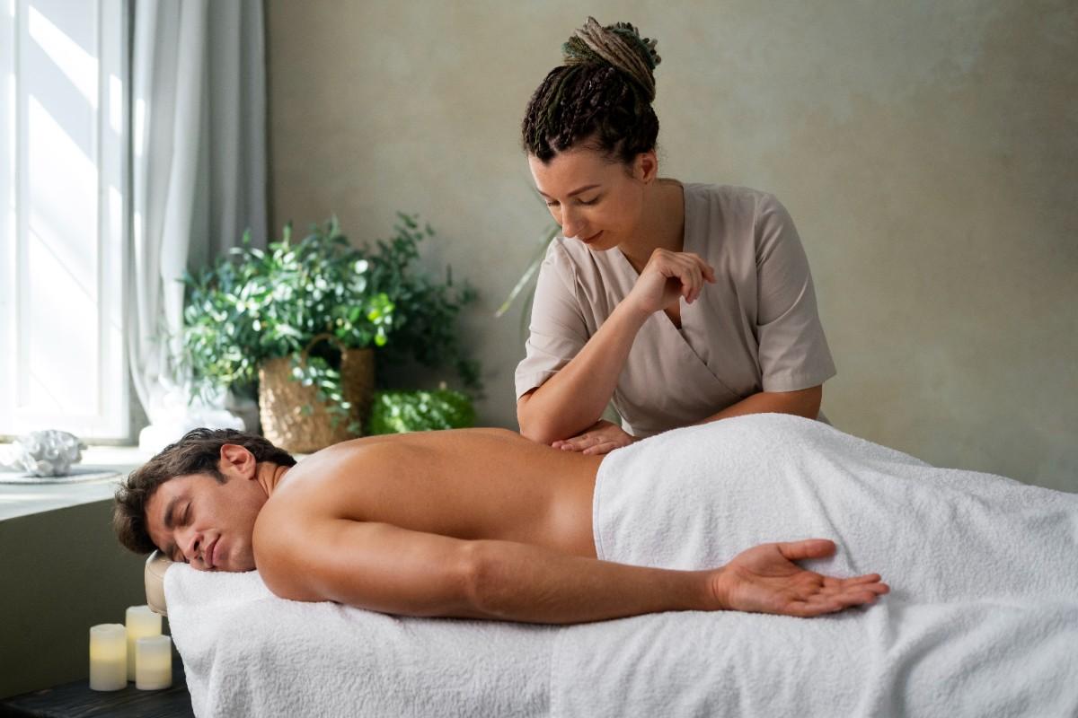 The Sky Spa bed area